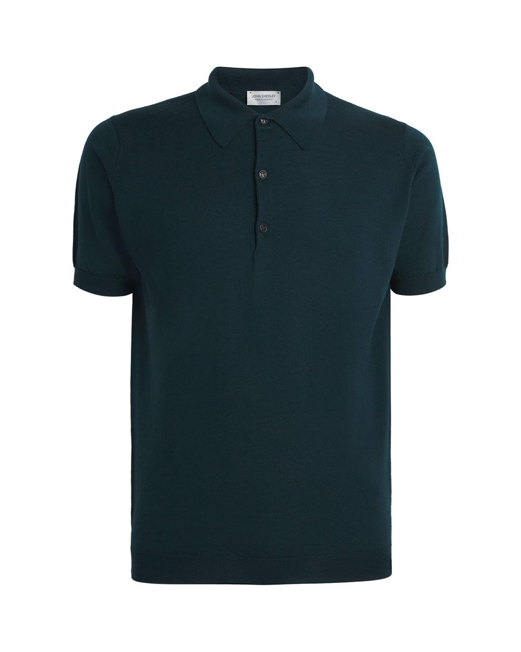 John Smedley Green Merino Macloud Polo Shirt for men