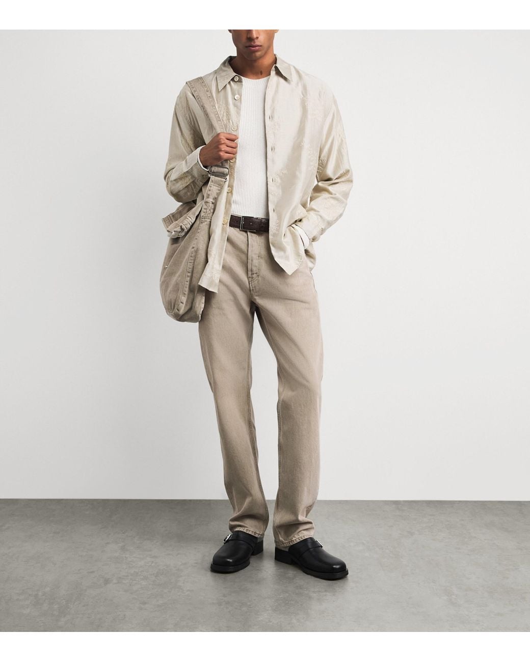 Our Legacy Natural First Cut Straight Jeans for men