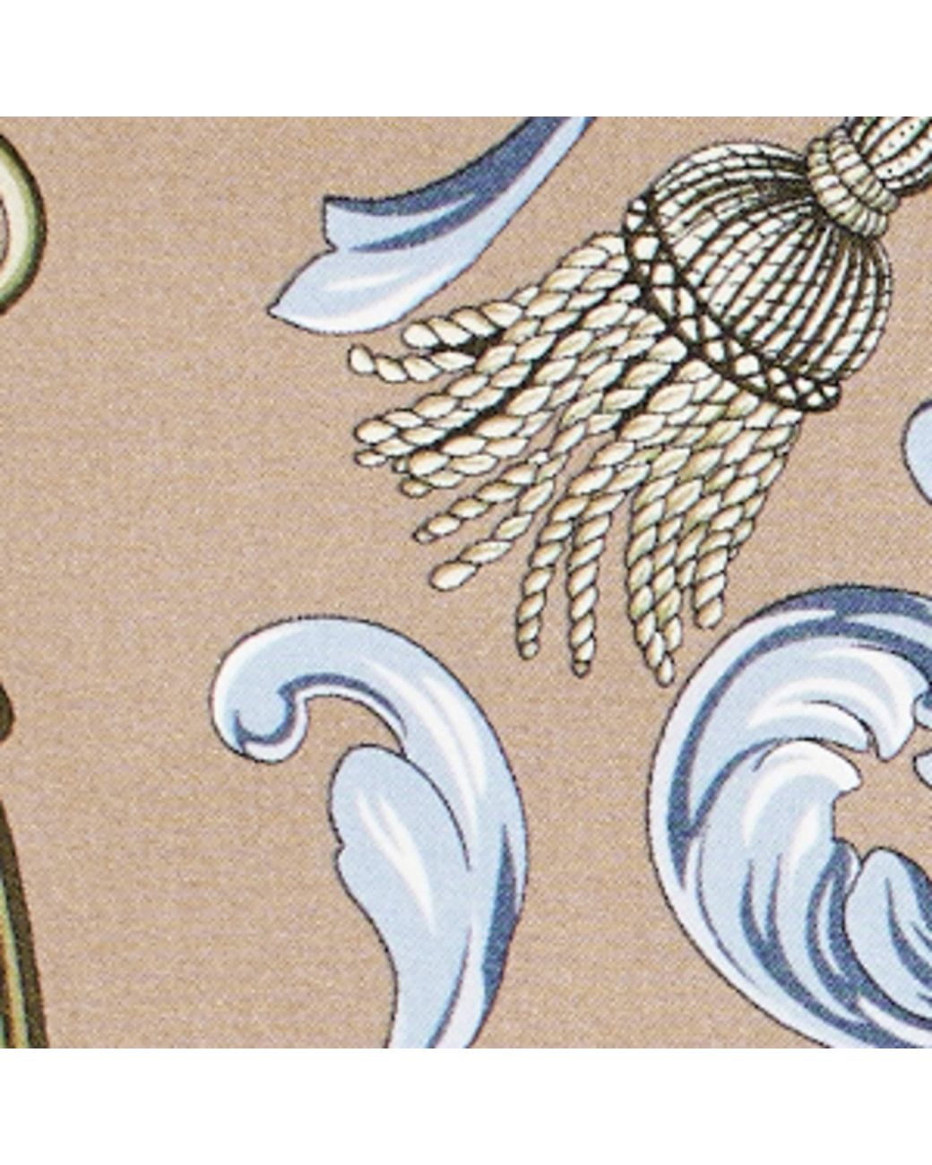 Aspinal Metallic Silk Signature Printed Scarf