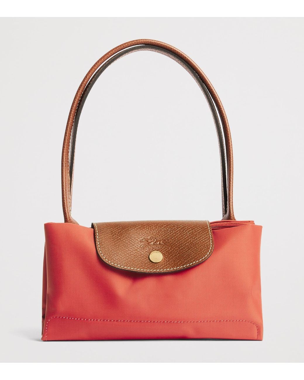 Longchamp Red Medium Le Pliage Original Handbag