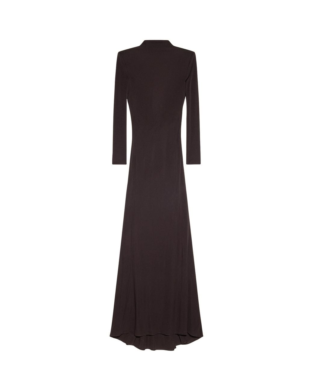 Tom Ford Purple Knitted Back Cut-Out Maxi Dress