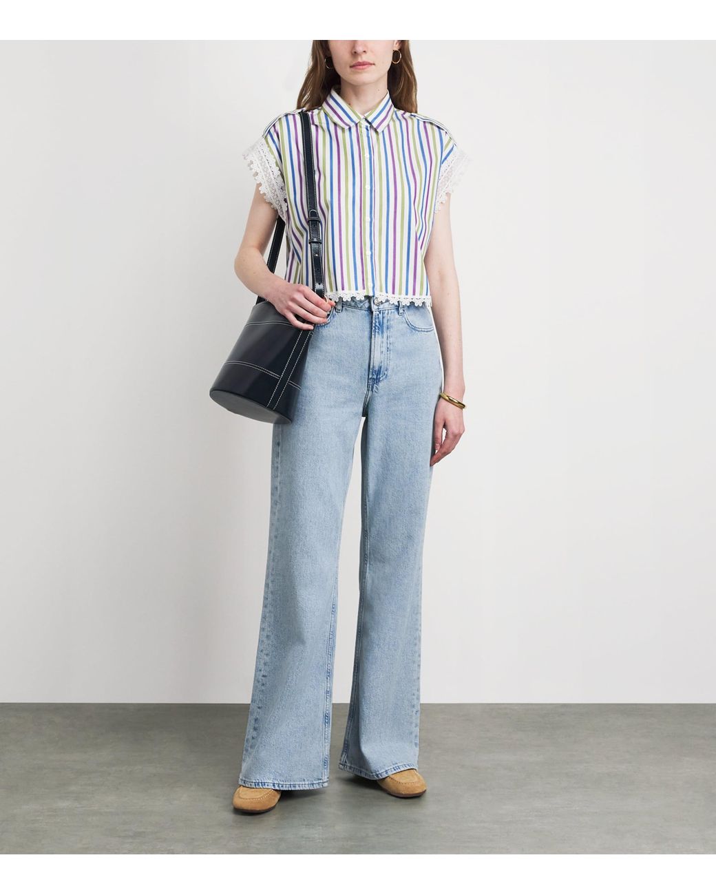 Claudie Pierlot Blue Flared Jeans