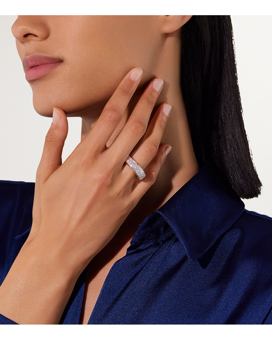 Pomellato Metallic And Diamond Iconica Ring
