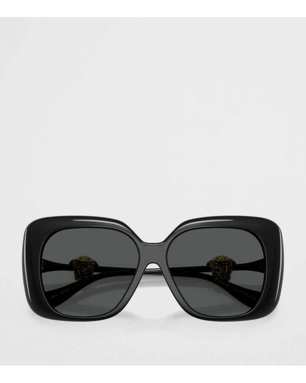 Versace Black Injected Ve4499U Square Sunglasses