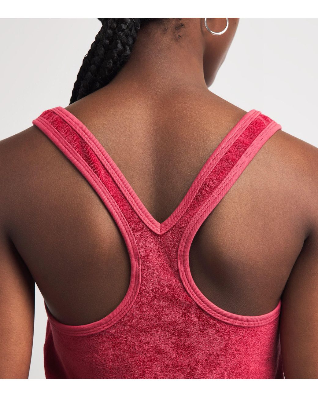 Suzie Kondi Pink Terry Tia Tank Top