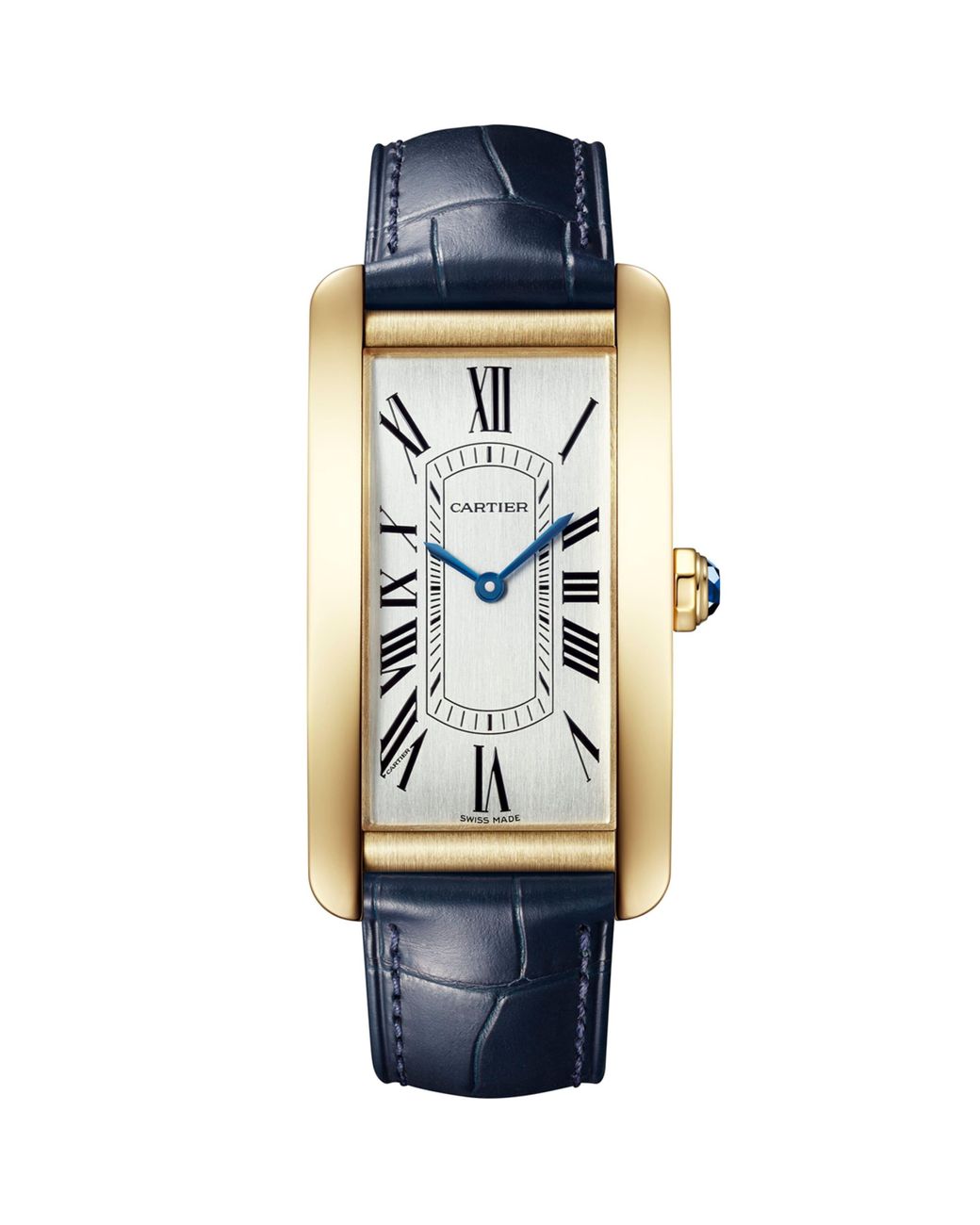 Cartier Blue Large Tank Américaine Watch
