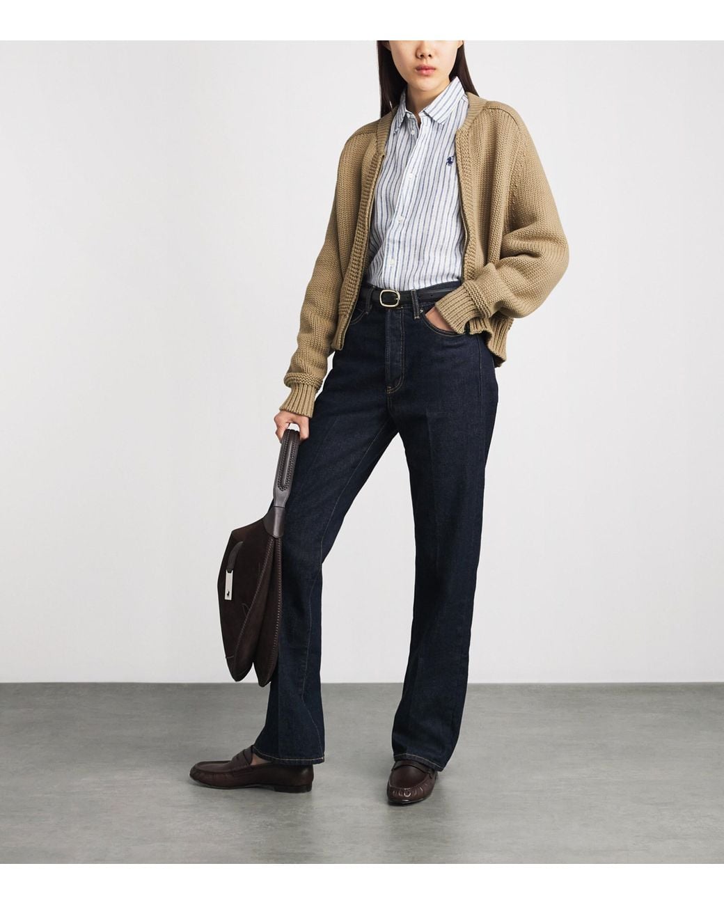 Polo Ralph Lauren Natural Zip-Up Sweater