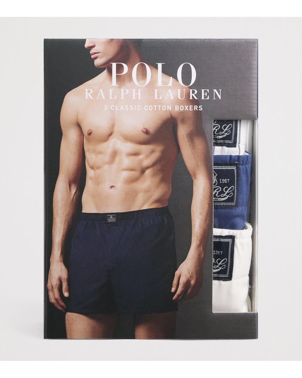 Polo Ralph Lauren Blue Cotton Classic Boxer Shorts for men