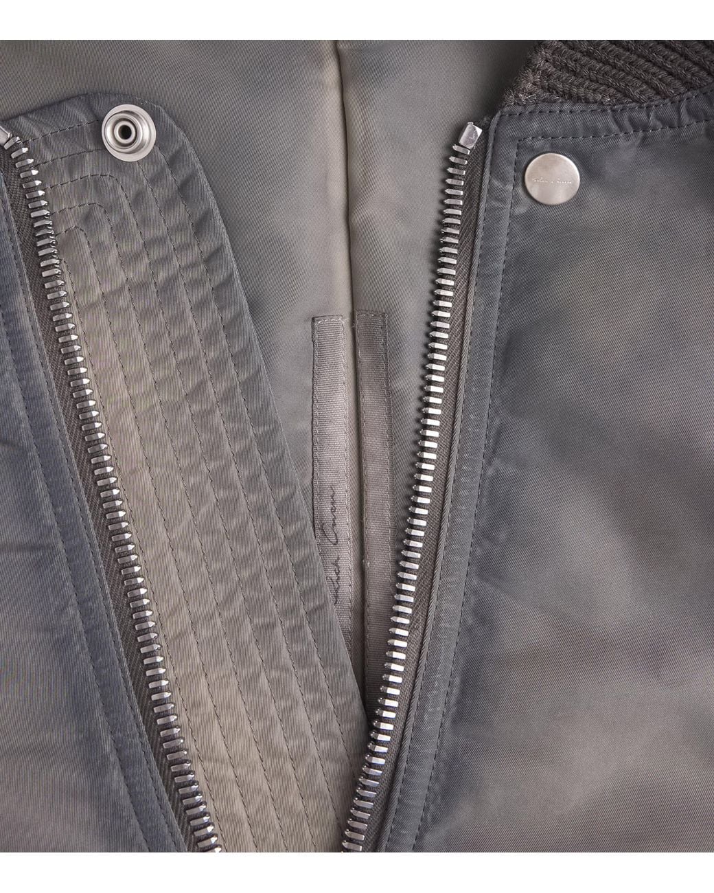 Rick Owens Gray Secchia Bomber Jacket for men