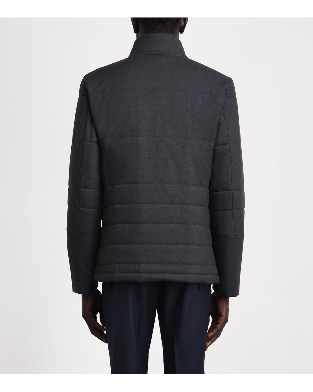 Pal Zileri Blue Padded Jacket for men