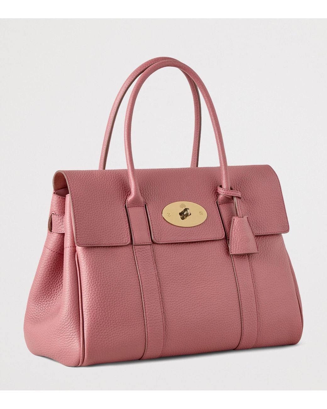 Mulberry Pink Leather Bayswater Top-Handle Bag