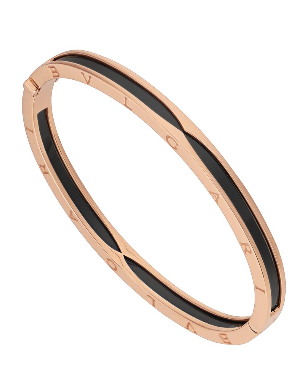 BVLGARI Metallic And Ceramic B.Zero1 Bangle