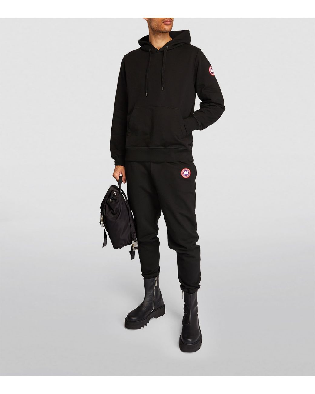 Canada Goose Black Huron Hoodie for men