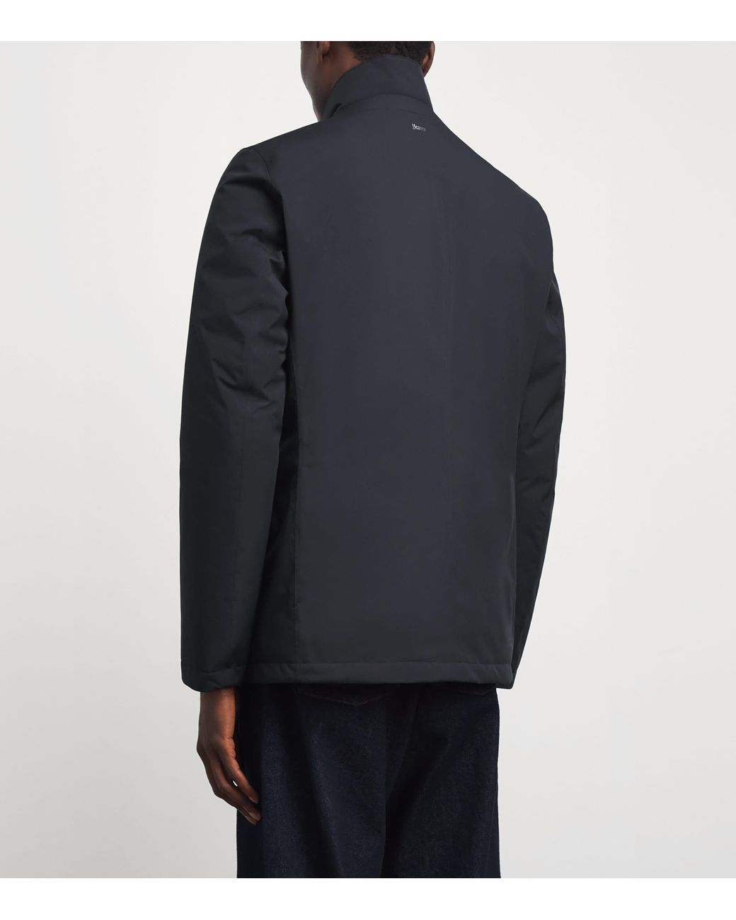 Herno Blue Down Hybrid Jacket for men