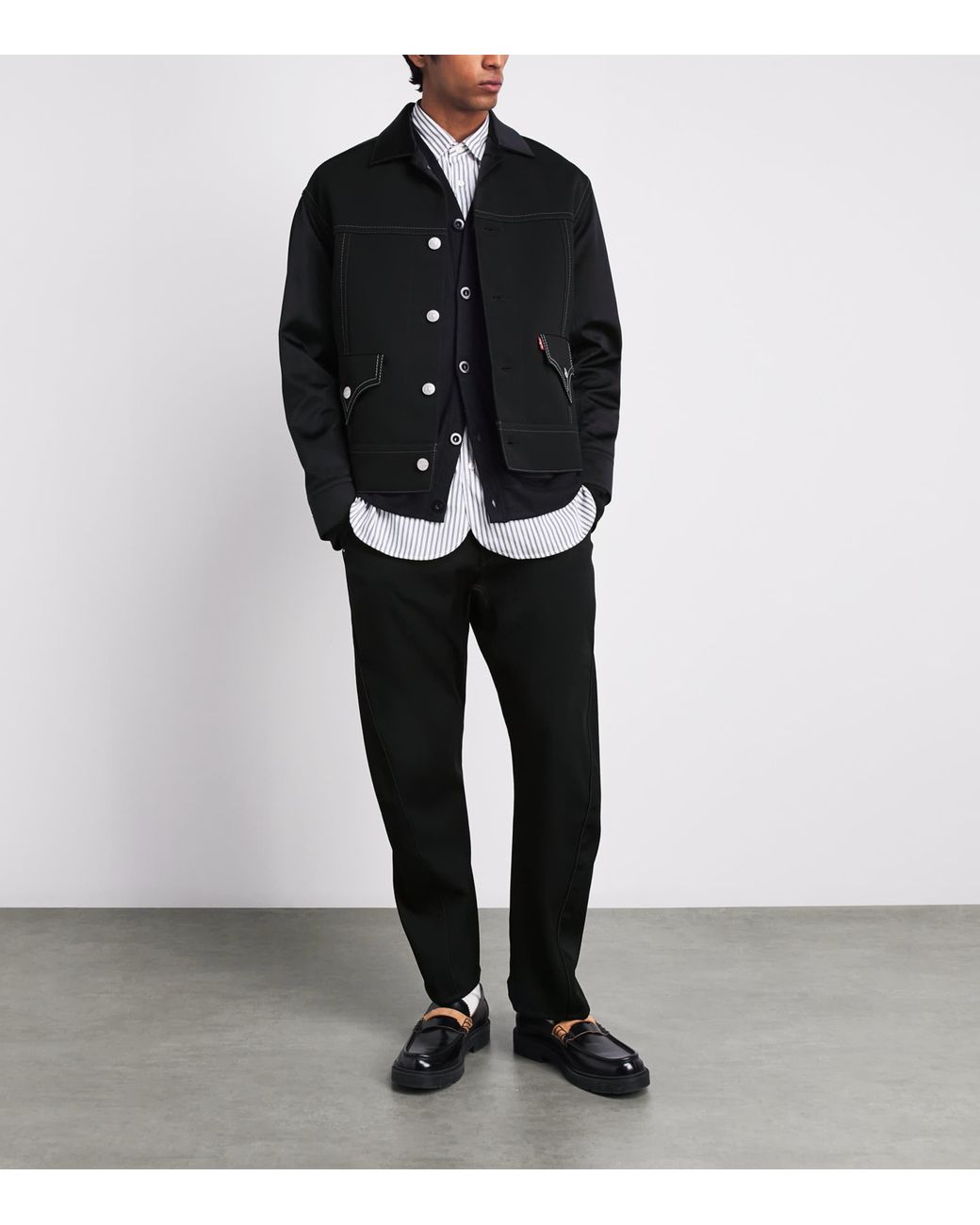 Junya Watanabe Black X Levi's Wool Jacket for men
