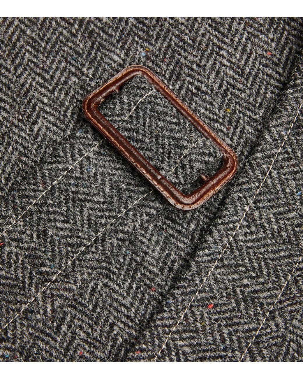 Weekend by Maxmara X 24 By Kate Phelan Harris Tweed Coat in Gray