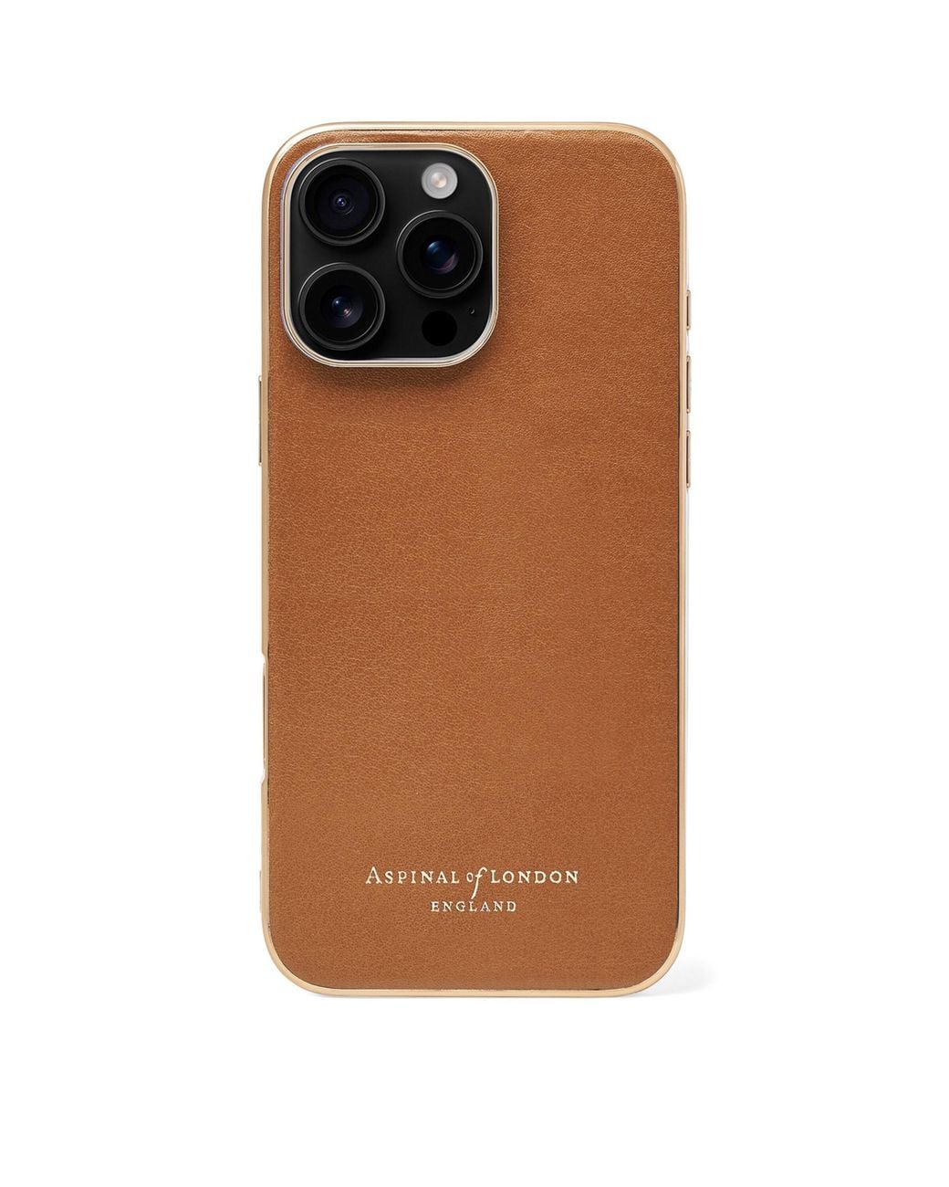 Aspinal Brown Leather Iphone 16 Pro Max Case