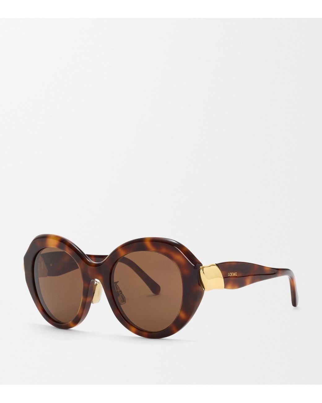 Loewe Brown Coil Butterfly Sunglasses