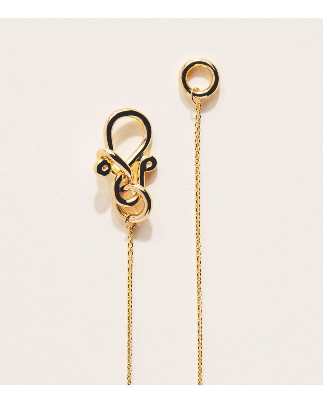 Sophie Bille Brahe Natural And Diamond Lou Simple Necklace