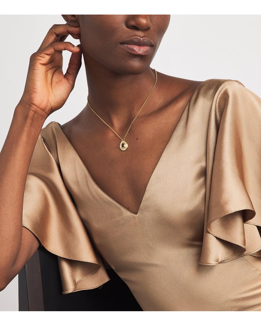 L'Atelier Nawbar Natural And Diamond Lot No*92 Mimmette Necklace