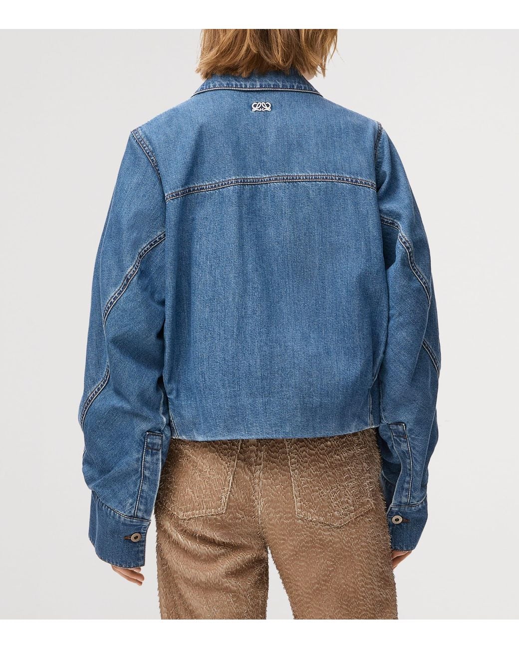 Loewe Blue Denim Oversized Jacket