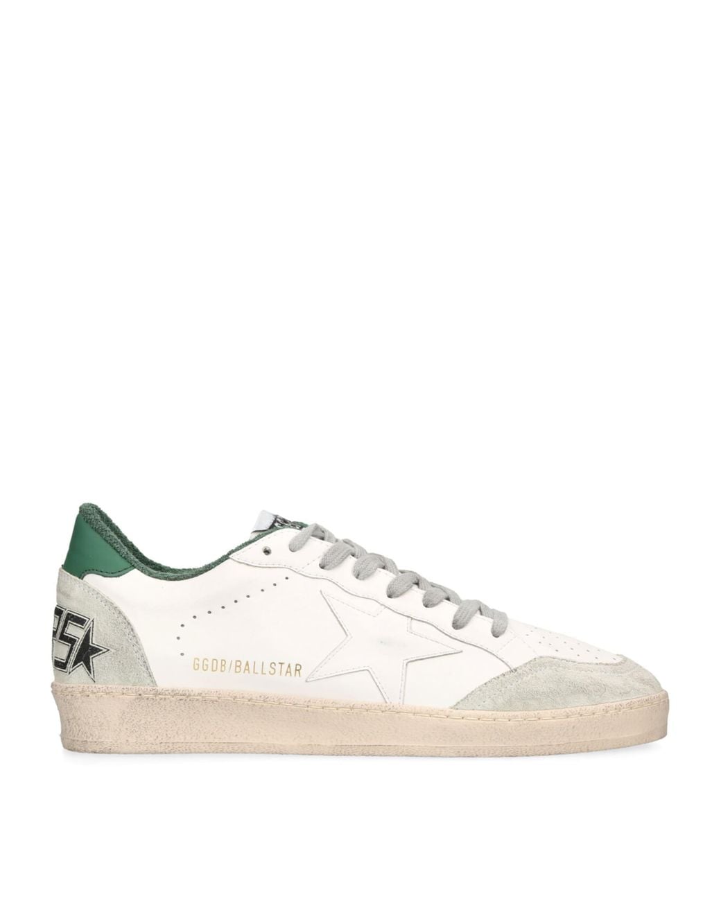 Golden Goose Deluxe Brand White Leather Ball Star Sneakers for men