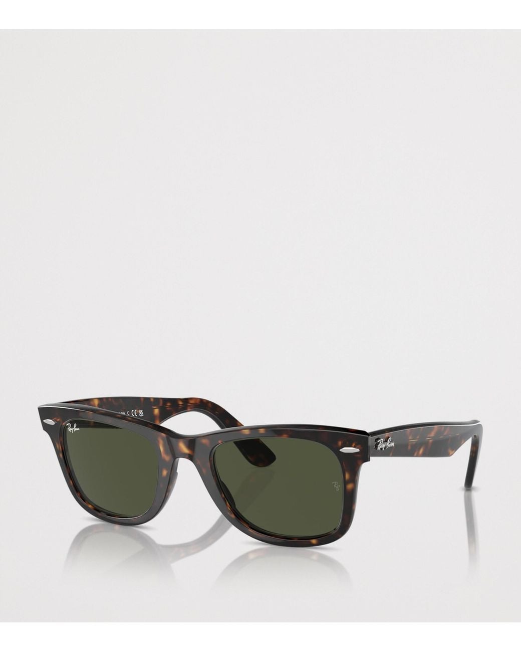 Ray-Ban Green Rb2140 Original Wayfarer Classic Square Sunglasses