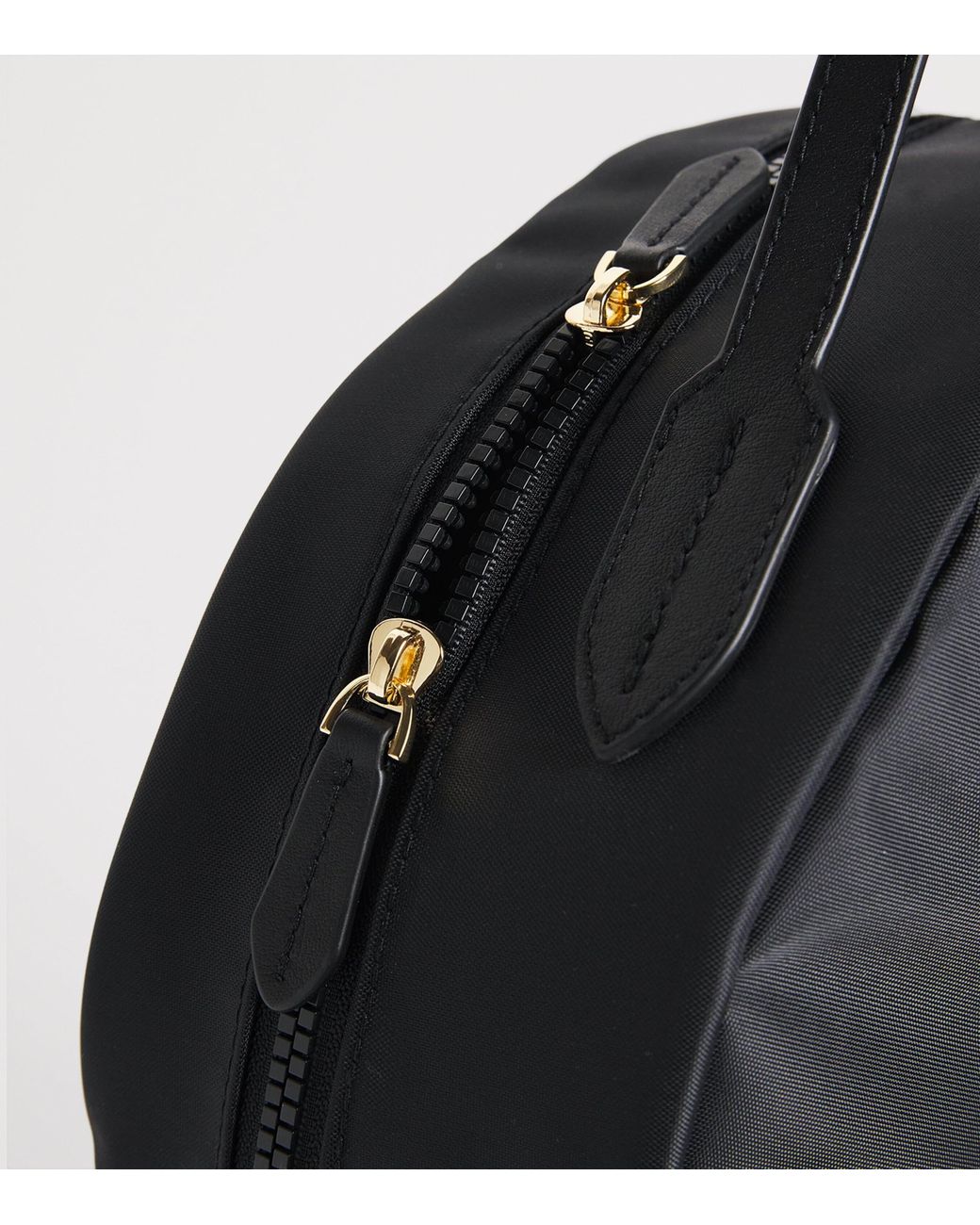 Harrods Black Nylon Backpack