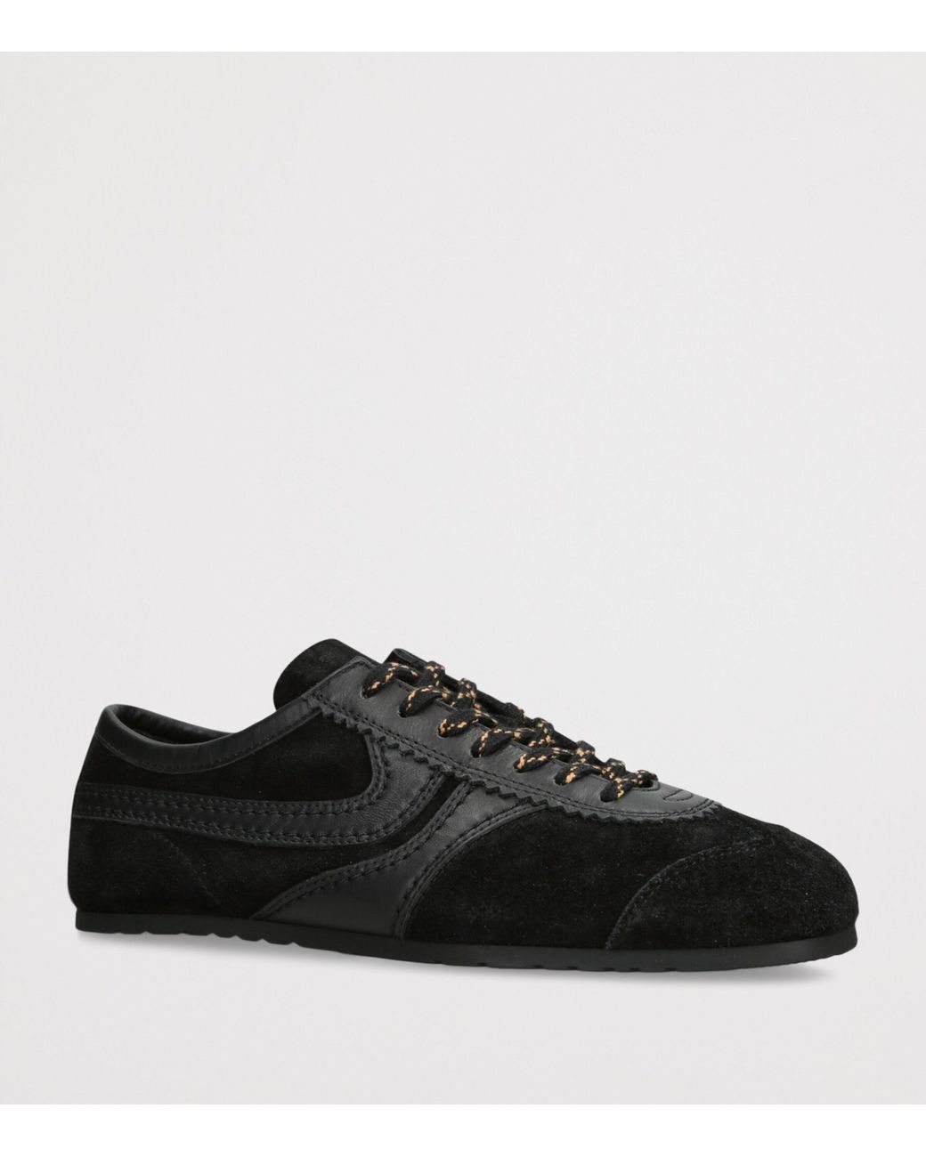Dries Van Noten Black Suede Dustin Sneakers