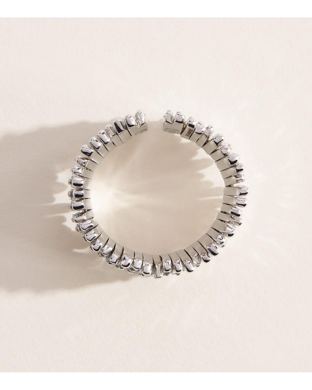 Suzanne Kalan Metallic And Diamond Classic Eternity Ring