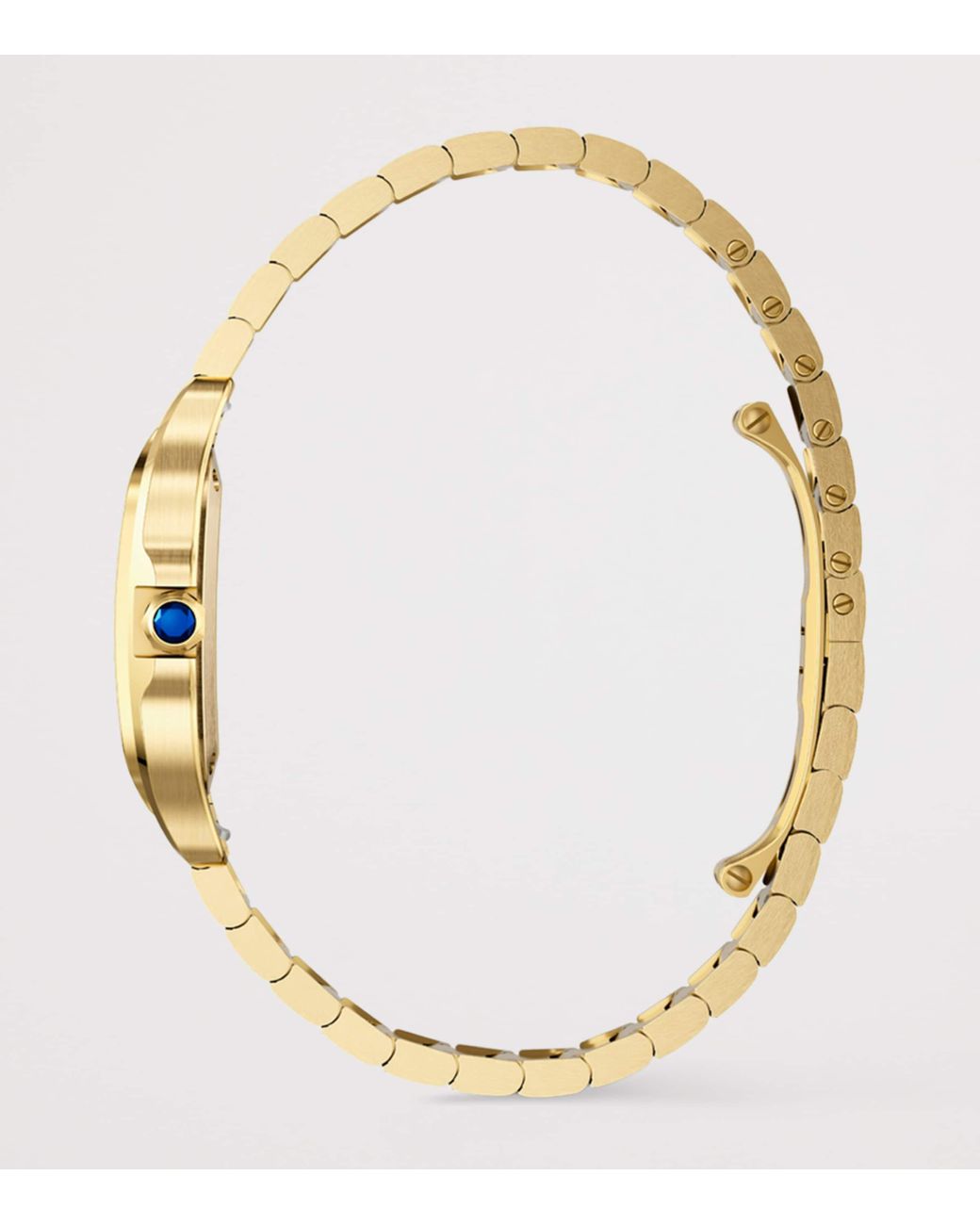 Cartier Metallic Small Santos De Watch