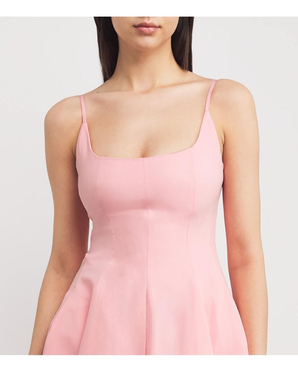 STAUD Cotton-Blend Joy Maxi Dress in Pink | Lyst
