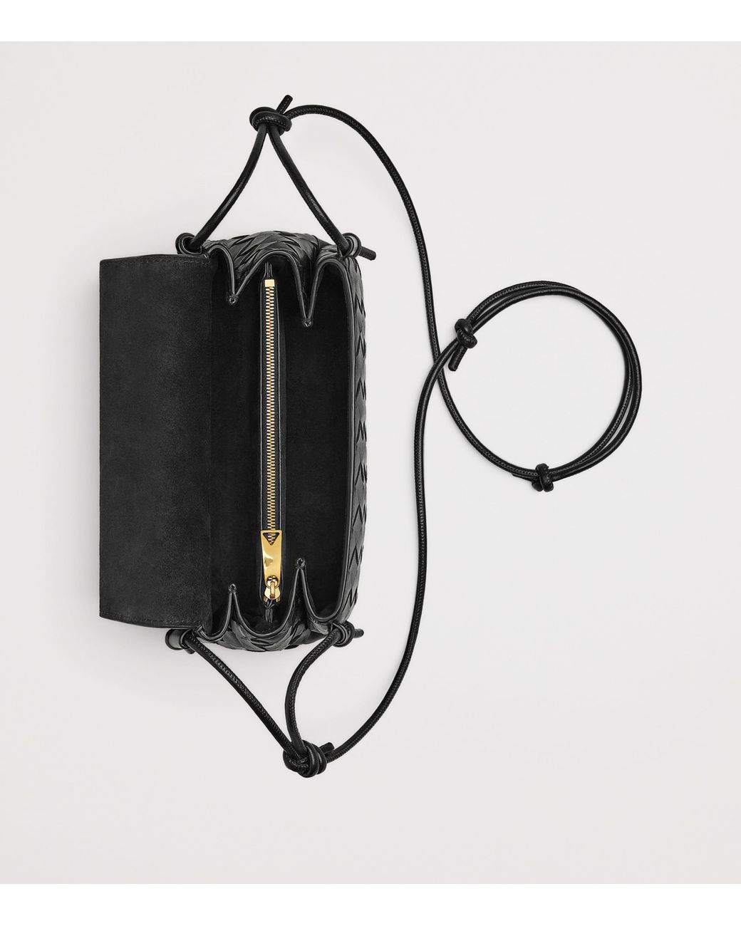 Bottega Veneta Black Notturno Adjustable-Strap Shoulder Bag