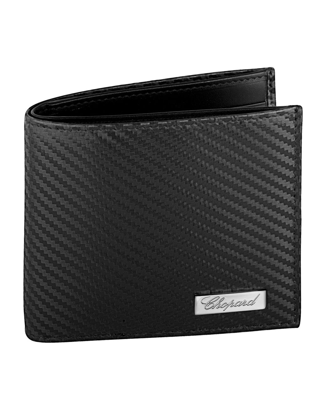 Chopard Black Small Classic Racing Bifold Wallet for men