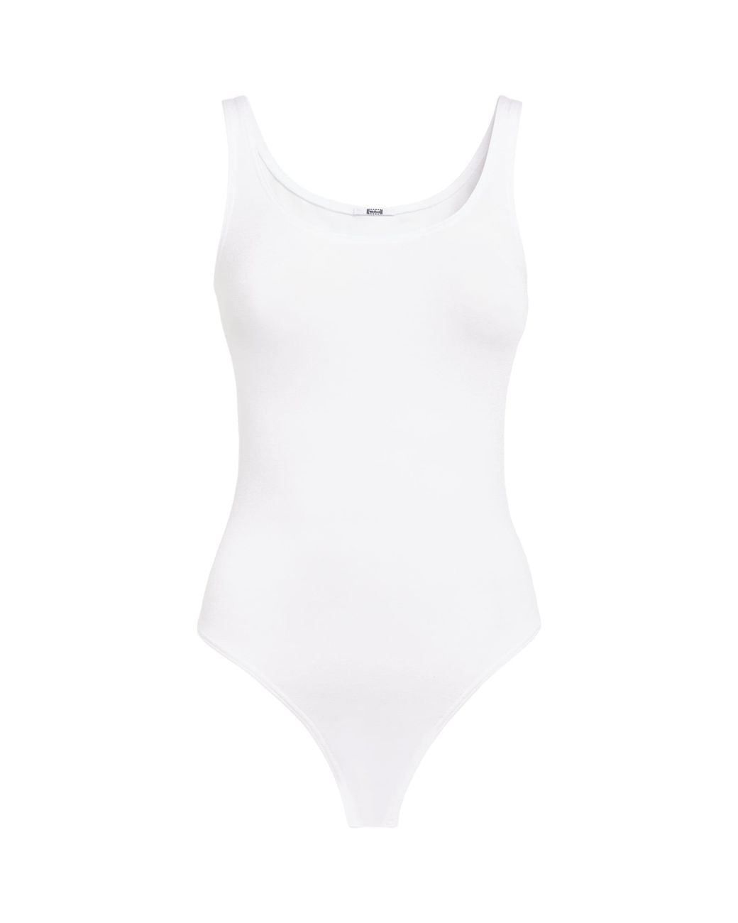 Wolford White Cotton-Blend Jamaika Bodysuit