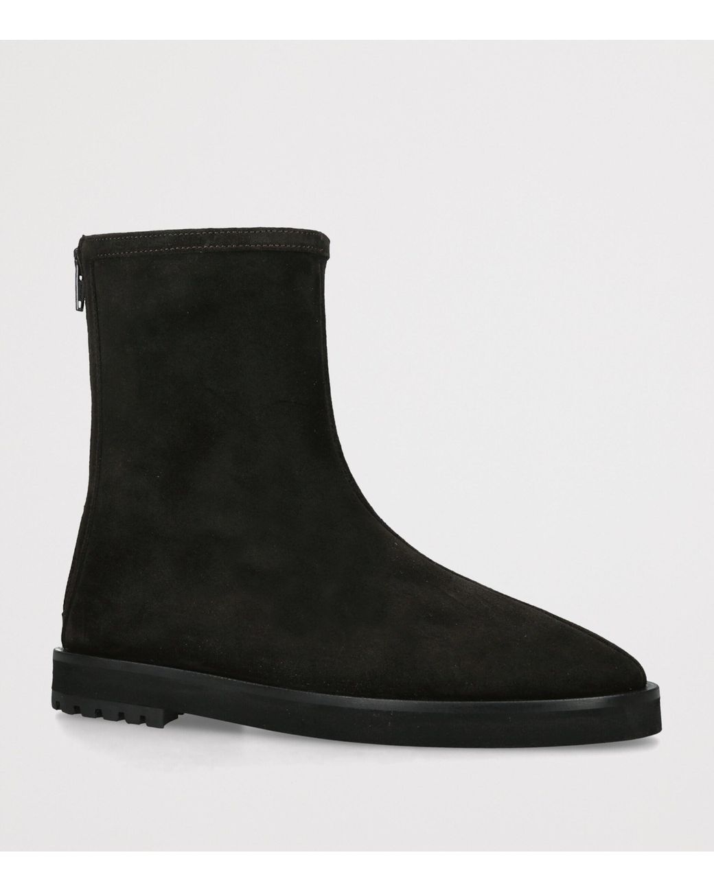 Dear Frances Black Suede Joss Ankle Boots
