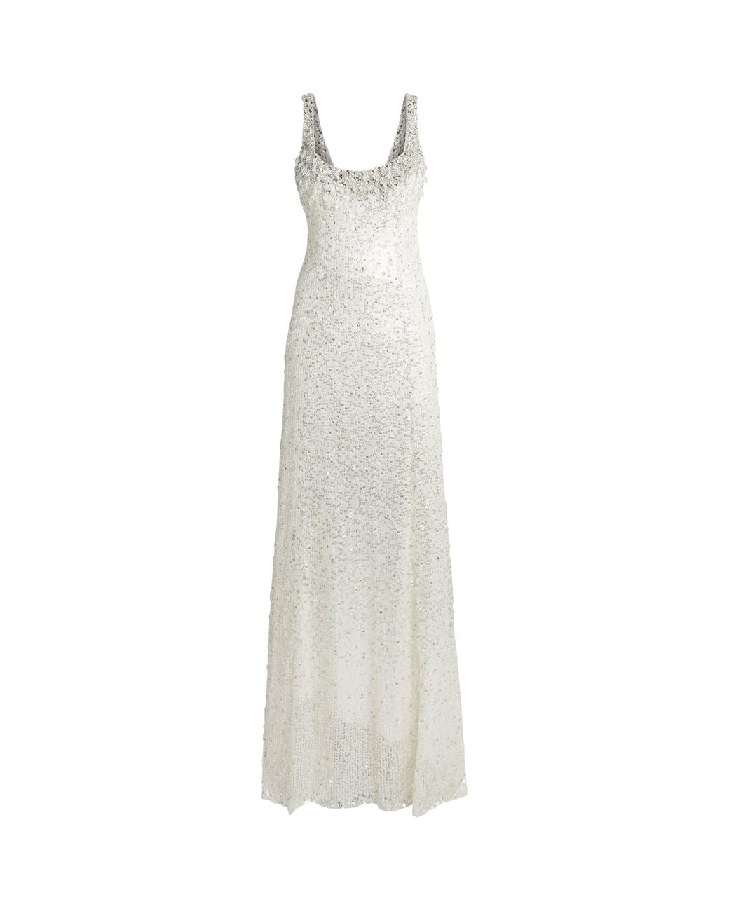 Jenny Packham White Embellished Arcadia Gown