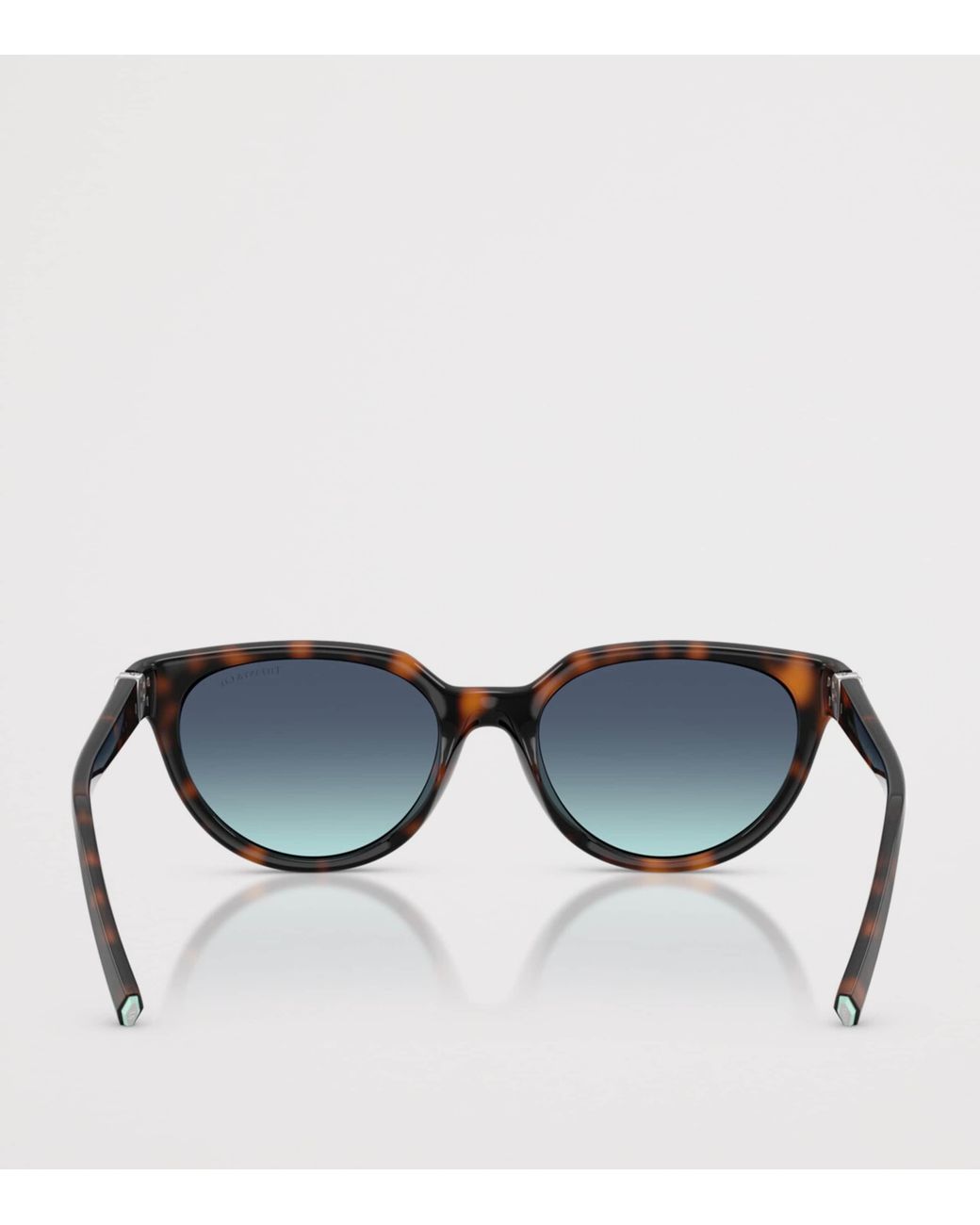 Tiffany & Co Blue Tortoiseshell Cat Eye Sunglasses