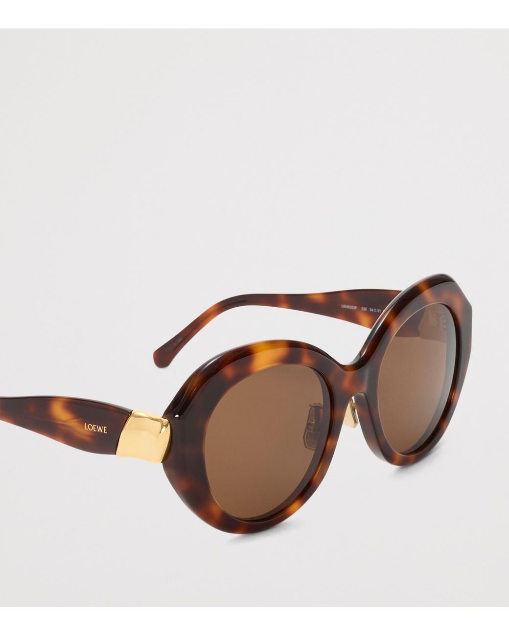 Loewe Brown Coil Butterfly Sunglasses