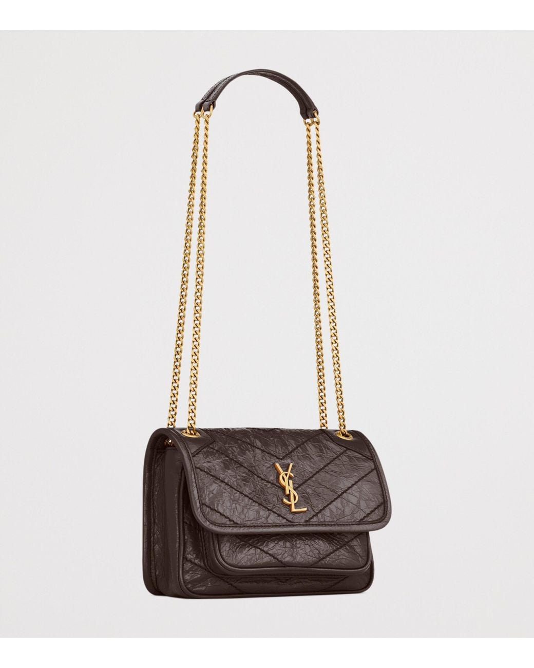 Saint Laurent White Mini Niki Shoulder Bag