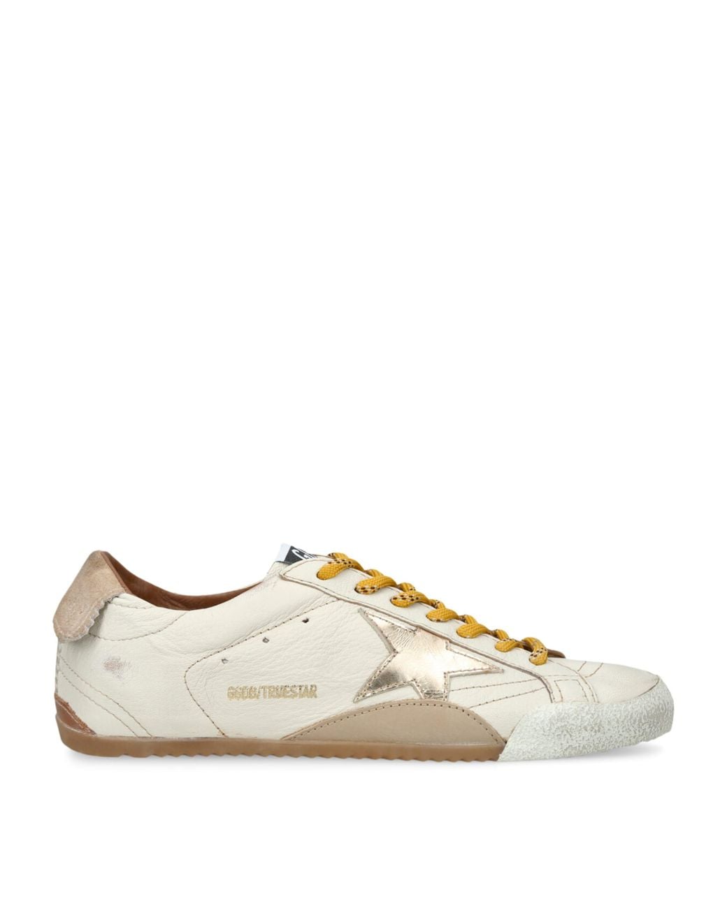 Golden Goose Deluxe Brand Natural Leather True Star Sneakers