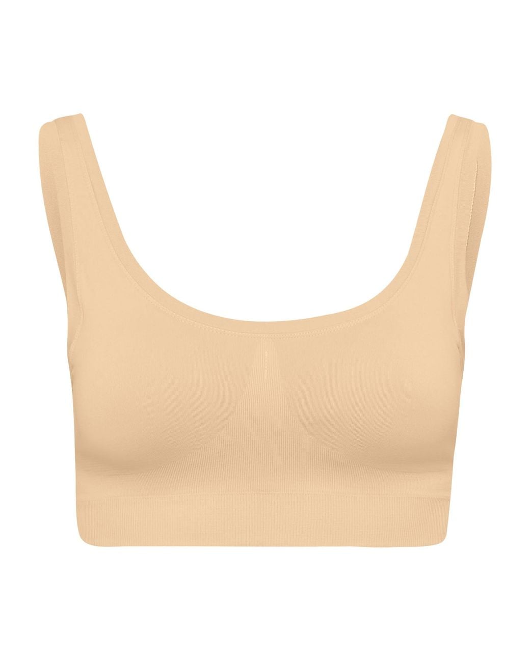 Hanro Natural Padded Touch Feeling Crop Top