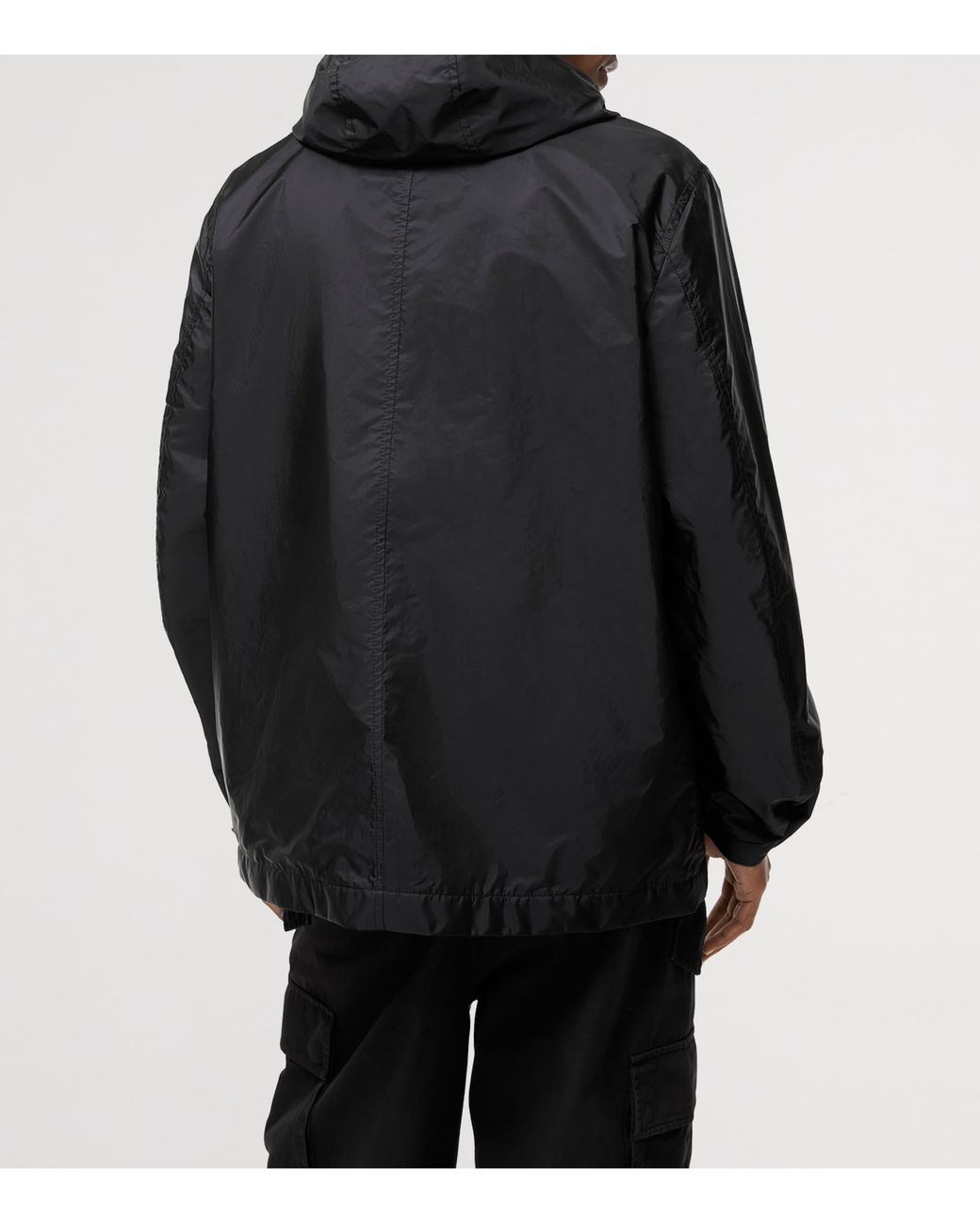 Burberry Black Hooded Pembrey Jacket for men