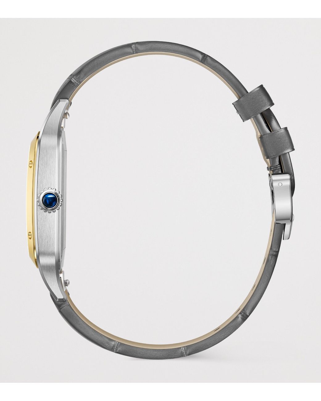 Cartier Multicolor Extra Large Steel And Santos-Dumont Watch for men