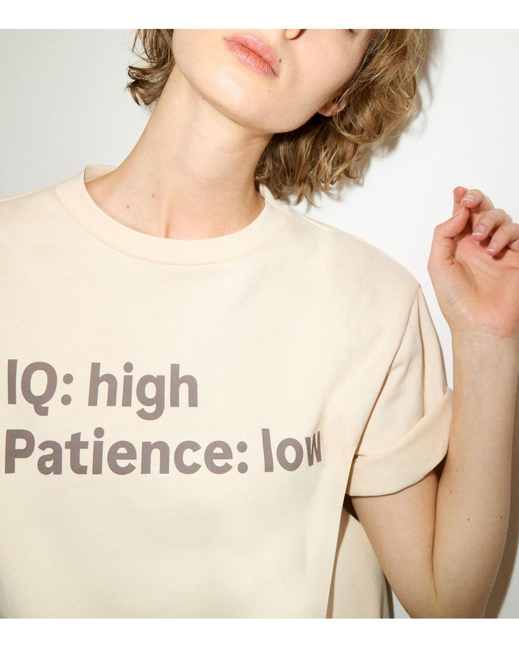 MAX&Co. Natural Cotton Graphic Print T-Shirt