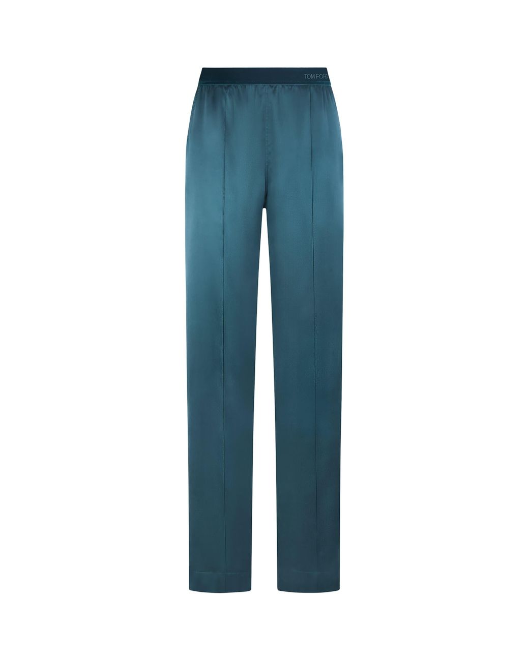 Tom Ford Blue Silk Satin Pyjama Trousers