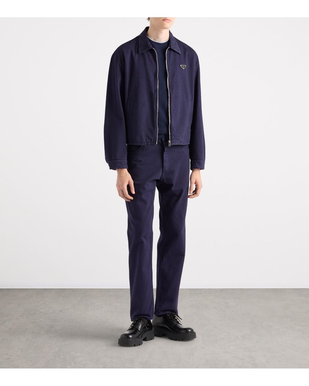 Prada Blue Slim Jeans for men