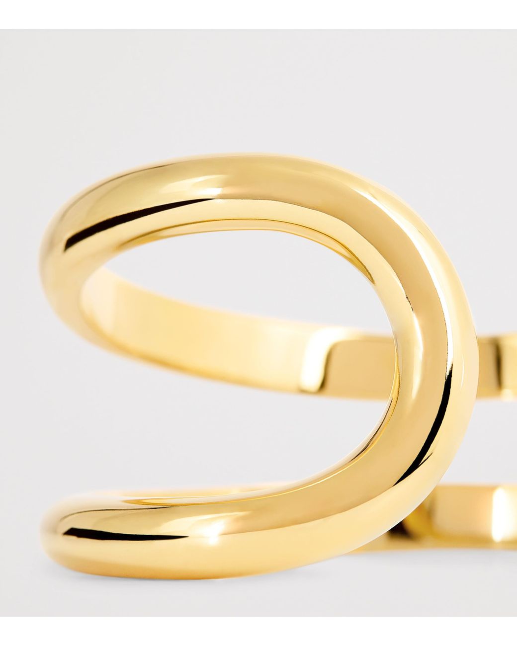LIE STUDIO Metallic Plated Maggie Cuff Bangle