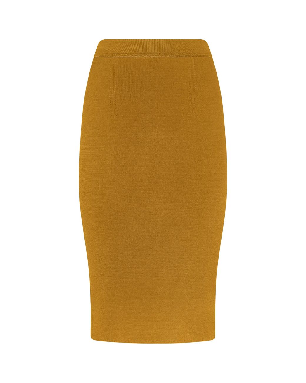 Tom Ford Green Knitted Midi Skirt