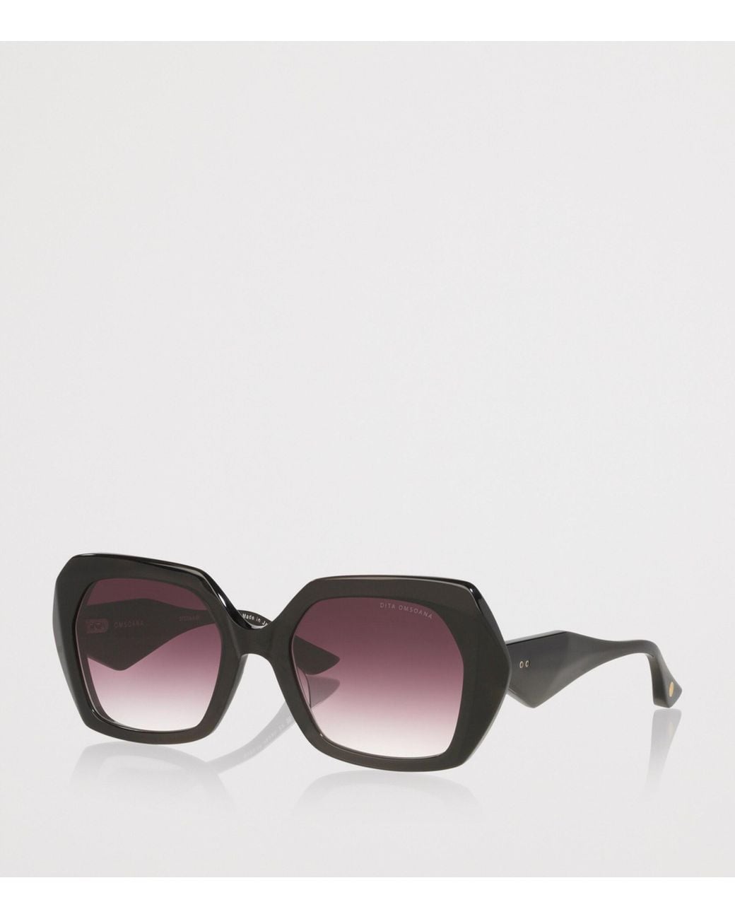 Dita Eyewear Purple Omsoana Angular Square Sunglasses